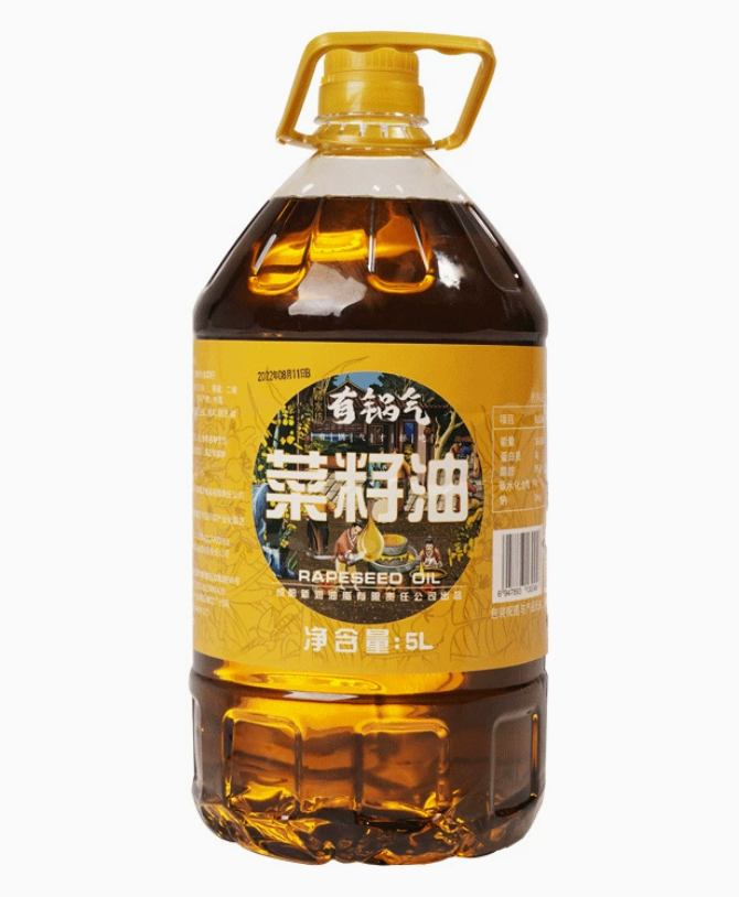 非转基因压榨菜油5L