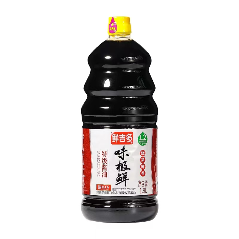 鲜吉多味极鲜酱油1.9L