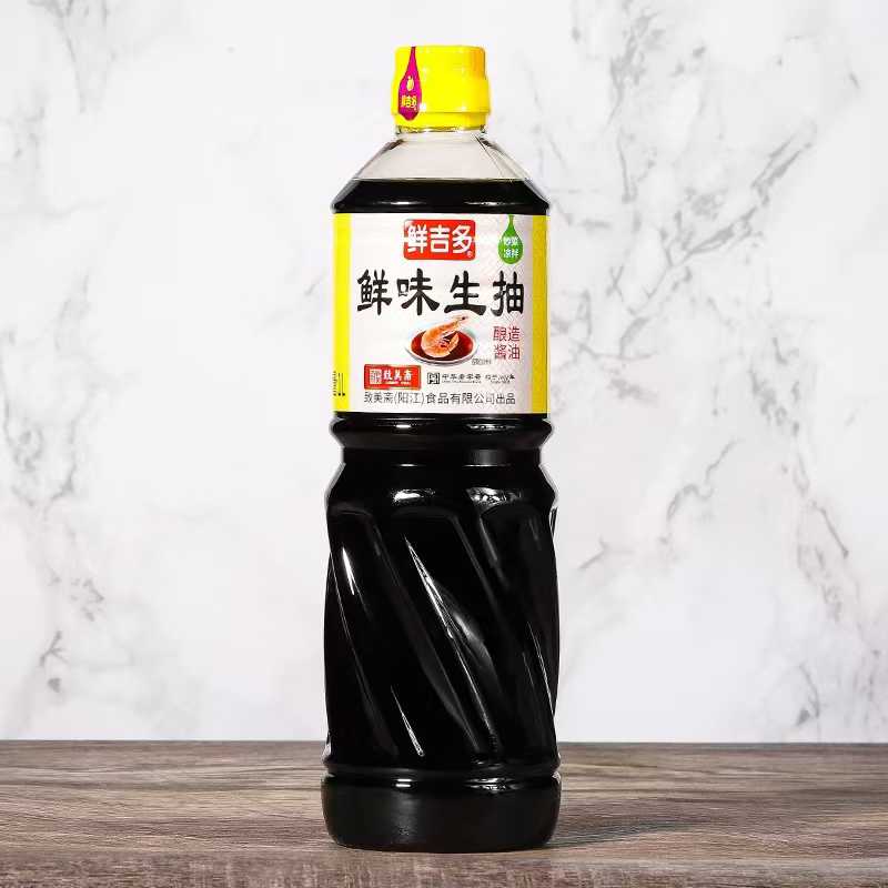 鲜吉多鲜味生抽1L