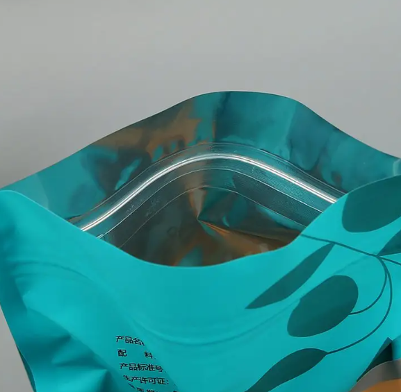 厂家铝箔袋_坚果零食食品包装袋 八边封自立自封袋定制可印logo