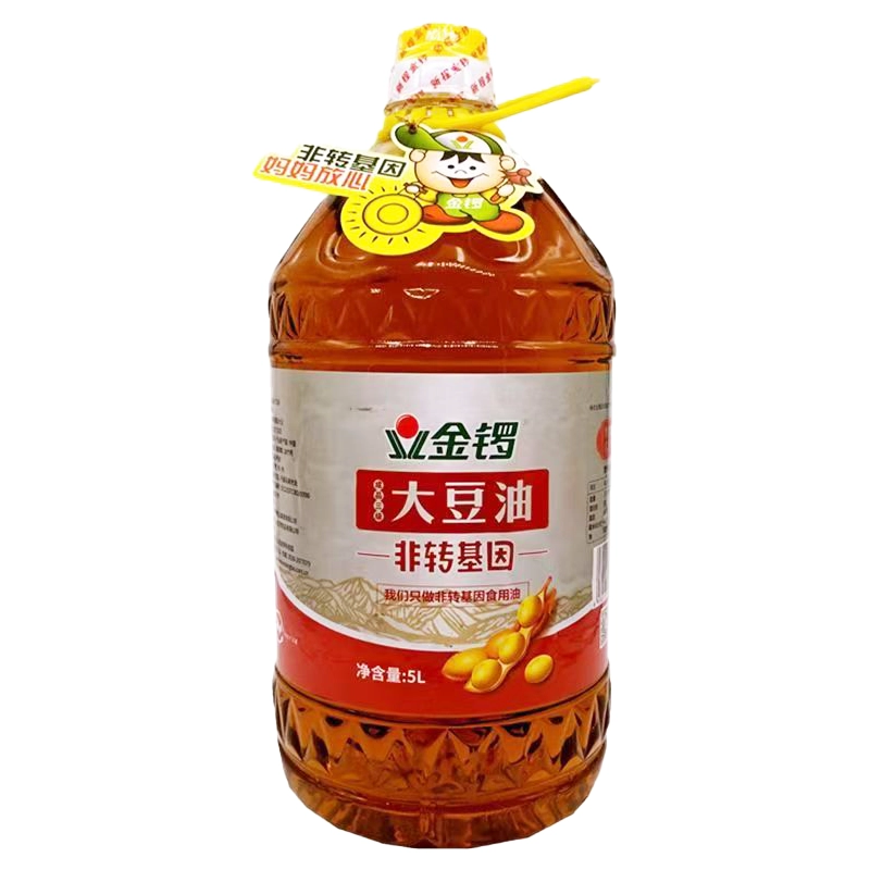【金锣】一级非转基因大豆油   5L