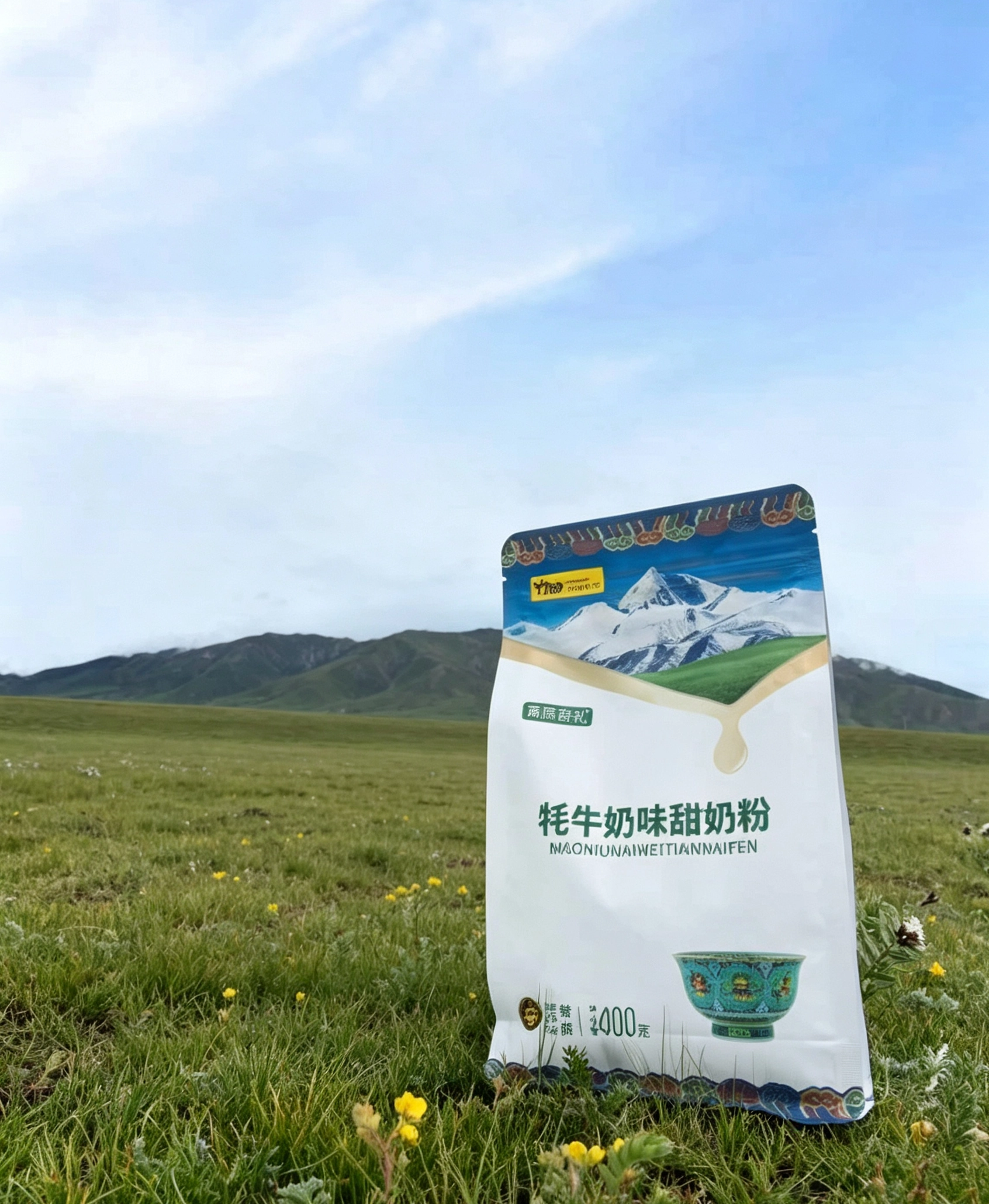 【卓姆雪】牦牛奶味甜奶粉  400g/袋